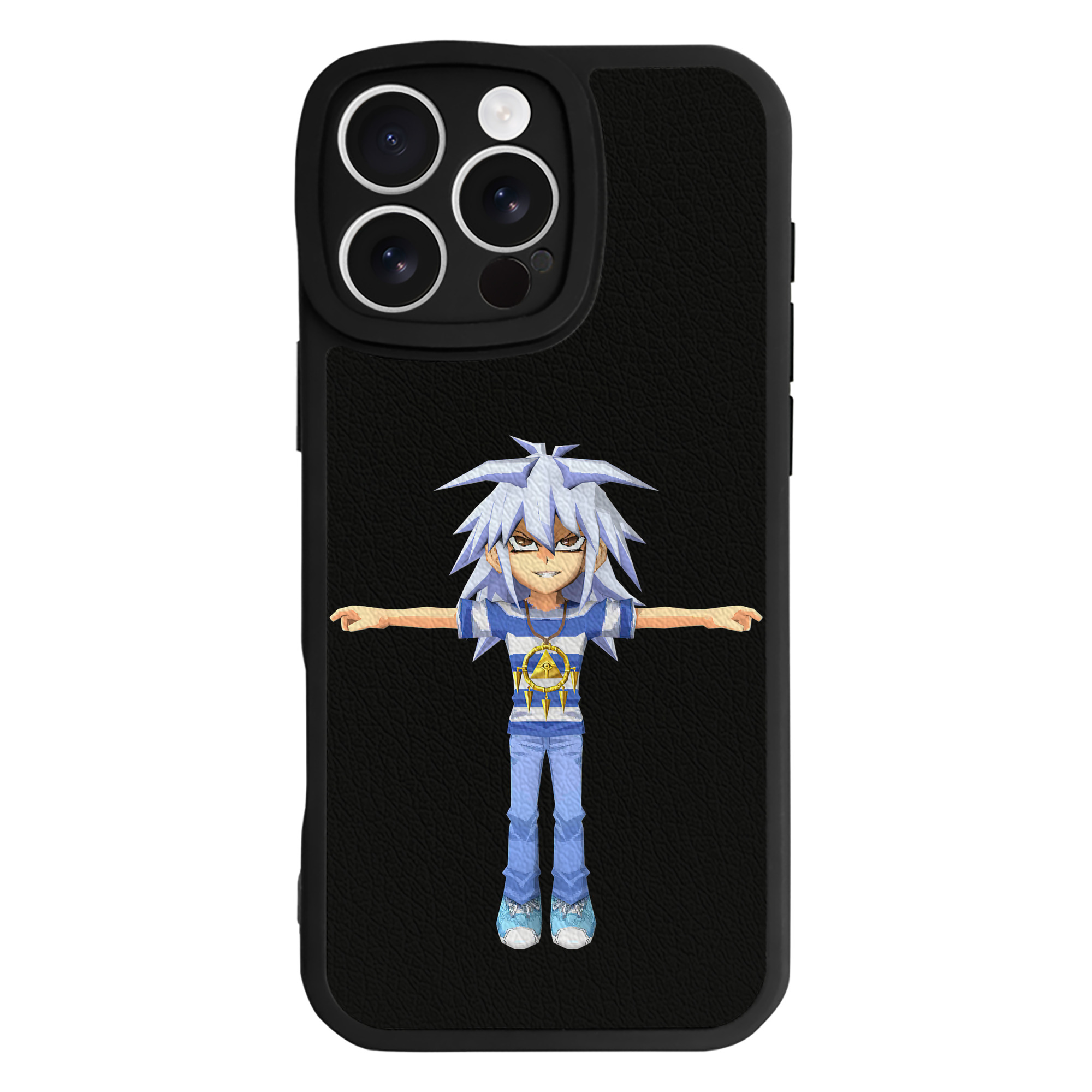 遊☆戯☆王 Yu-Gi-Oh! 【iPhone 16シリーズ対応】シリコンスマホケース（レザー調） 材質：シリコン